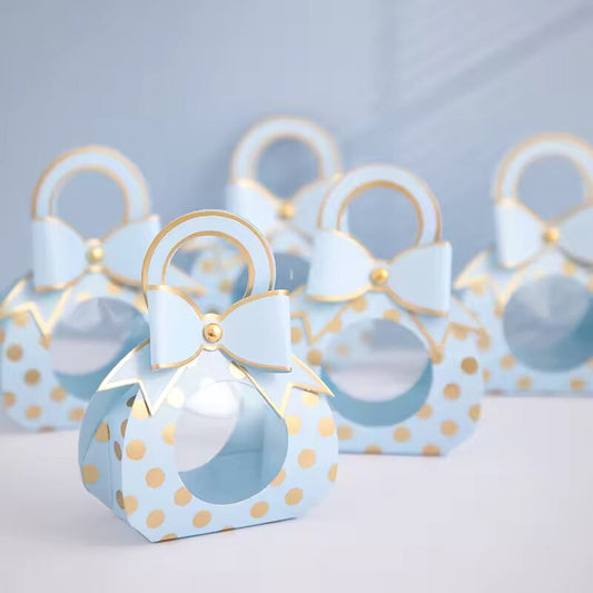 10/20/50PCS Wedding Favor Box and Bags Chocolate Candy Boxes for Wedding Baby Shower Birthday Guests Favors Event Party